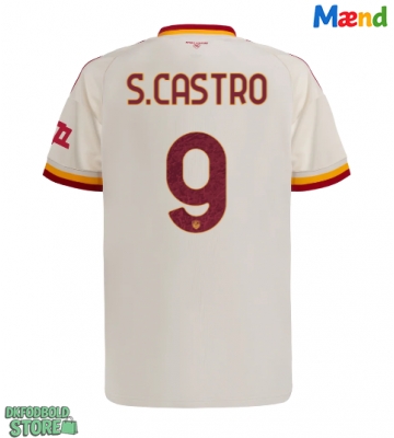 AS Roma Santiago Castro #9 Replika Udebanetrøje 2026-27 Kortærmet